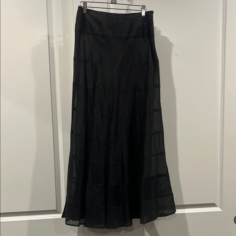 NWT Free People Elegant Black Maxi Skirt